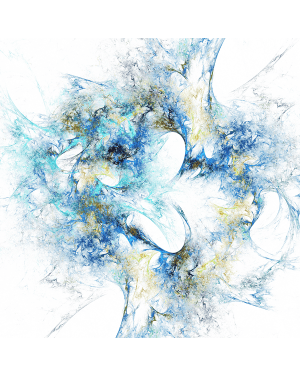 Fotokunst schilderij blauw abstract