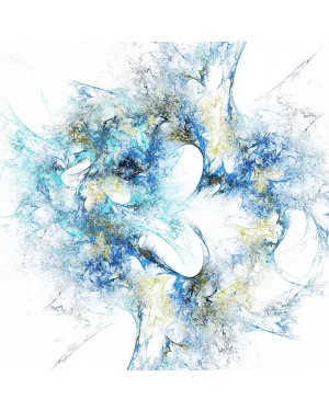 Fotokunst schilderij blauw abstract