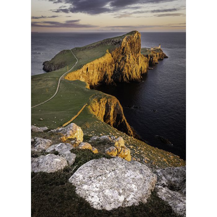 Glas schilderijen: Beton schilderij Isle of Skye