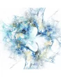 Abstracte Schilderijen: Fotokunst schilderij blauw abstract
