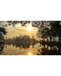 Glas schilderijen: Fotokunst schilderij lake view