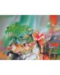 Abstracte Schilderijen: Kleurrijk abstract schilderij bestel 