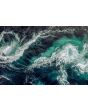 Abstracte Schilderijen: Beton schilderij wavy water